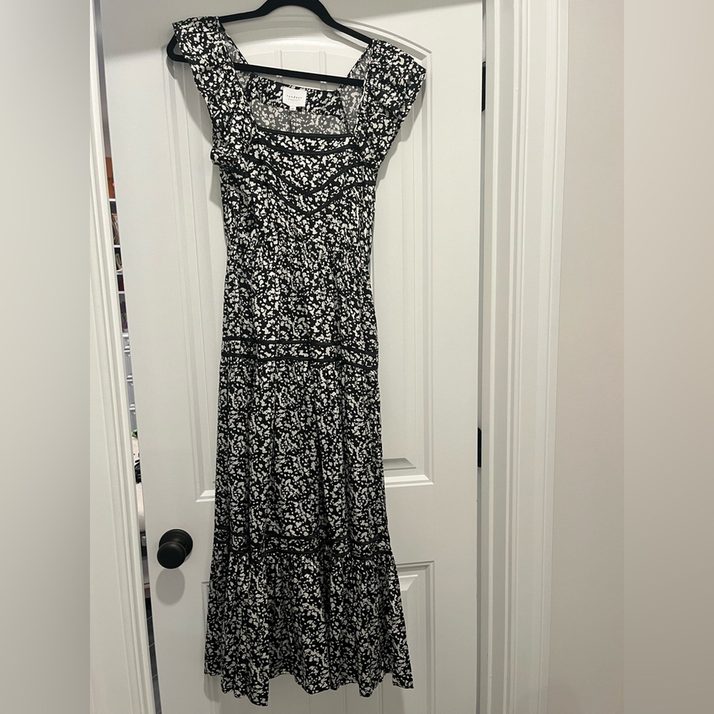 Sundays, new with tags Rocco dress in abstract print xs